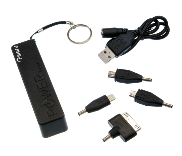 SHIRU Power Bank uniwersalny 2600mAh (czarny) - 183319 - zdjęcie 3
